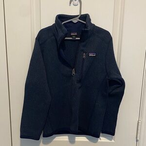 Patagonia Kids Dark Blue Fleece pullover jacket